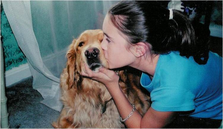 A Girl and Her Dog