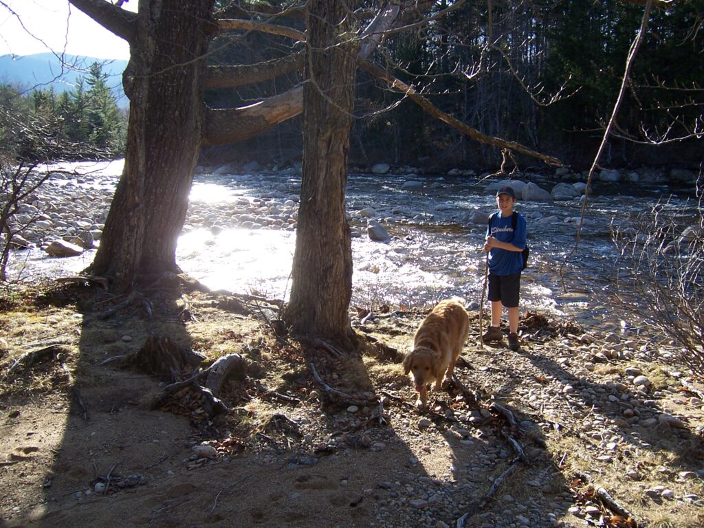 Hiking the East Side Trail with Boom