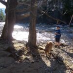 Hiking the East Side Trail with Boom
