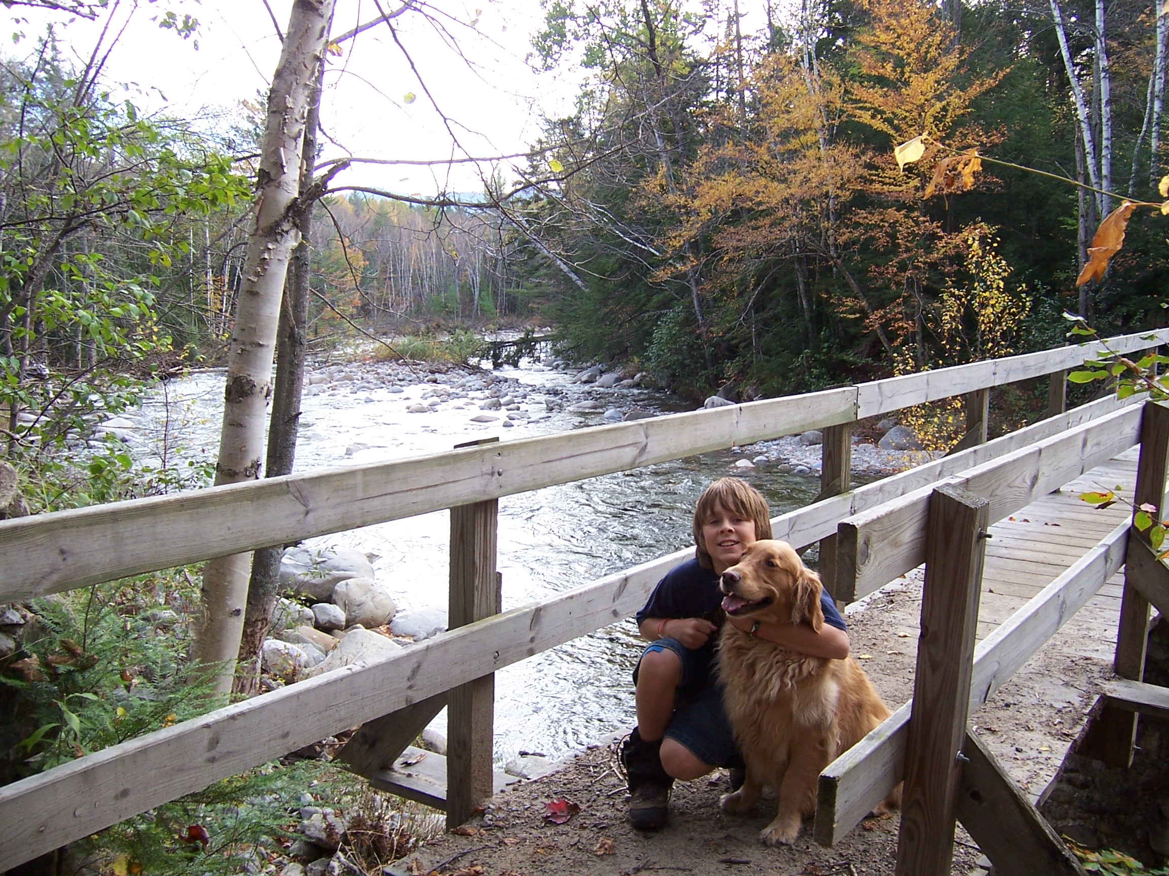 October Hiking to Franconia Falls